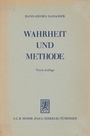 Voorkant Gadamer 'Wahrheit und Methode'